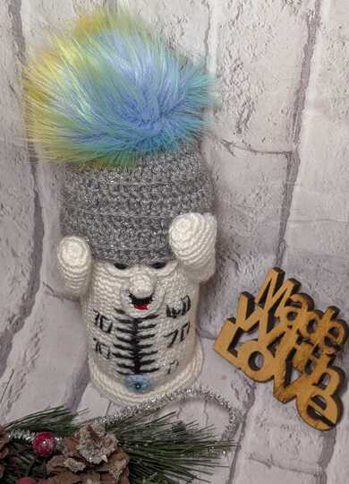 Häkelanleitung für "Frosty das Kälteschock Thermometer"