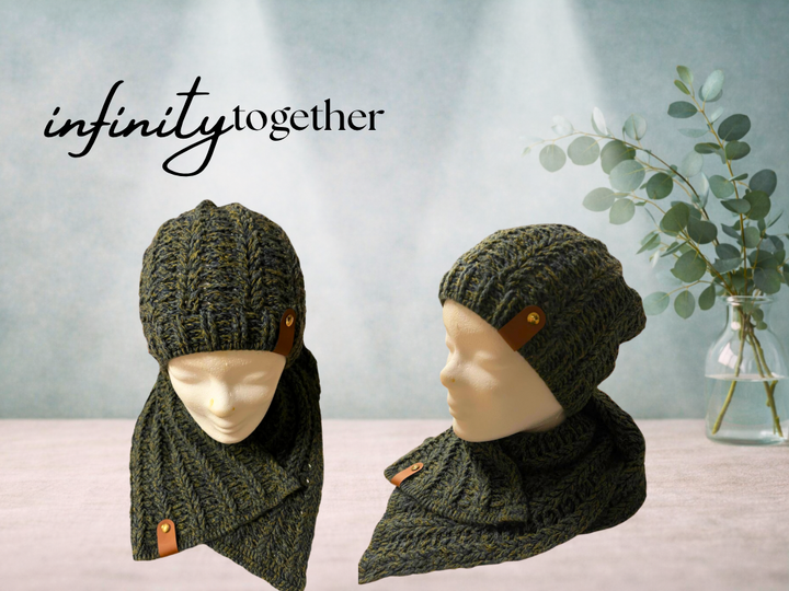 Infinity Together-Häkelanleitungen für Mütze & Schal