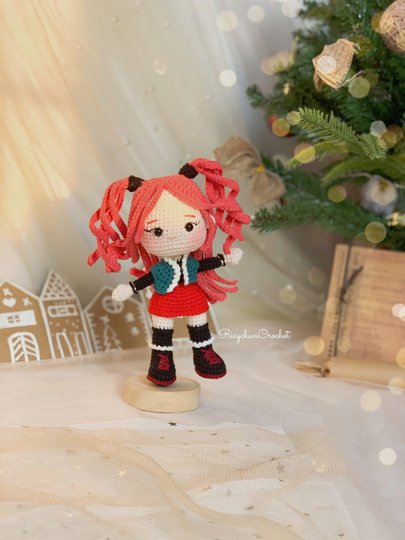 Doll Crochet pattern | Pink hair the Kpop girl Amigurumi | Kpop doll