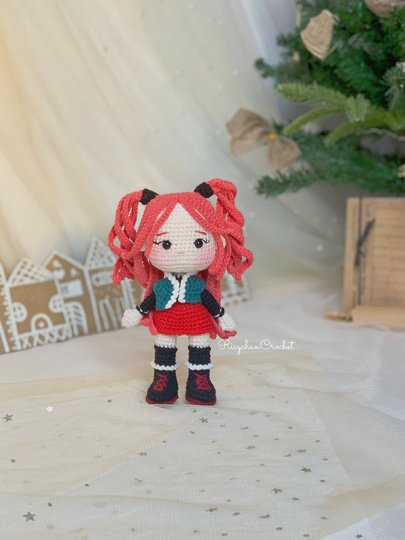 Doll Crochet pattern | Pink hair the Kpop girl Amigurumi | Kpop doll
