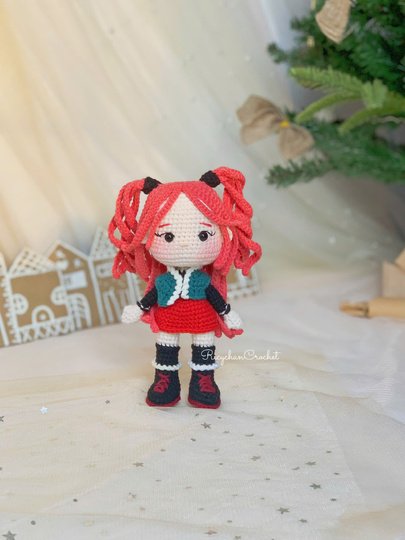 Doll Crochet pattern | Pink hair the Kpop girl Amigurumi | Kpop doll
