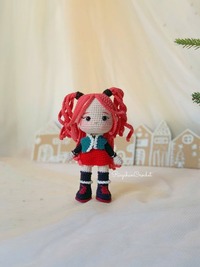 Doll Crochet pattern | Pink hair the Kpop girl Amigurumi | Kpop doll