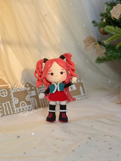 Doll Crochet pattern | Pink hair the Kpop girl Amigurumi | Kpop doll