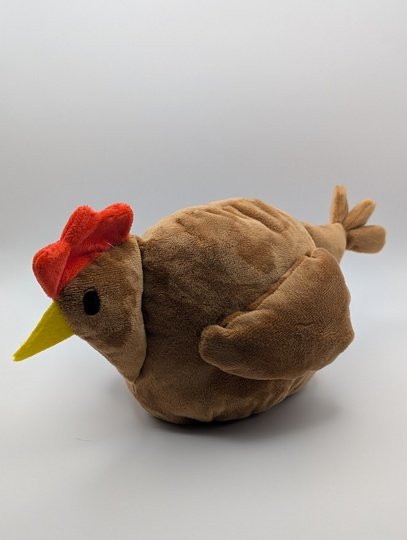 reversible cuddly toy "Krempeltier" hen Level 2 - sewing instruction