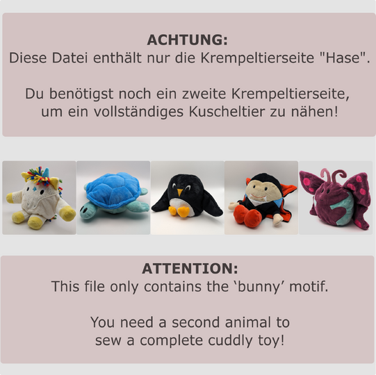 Krempeltierseite Hase (Anfänger)