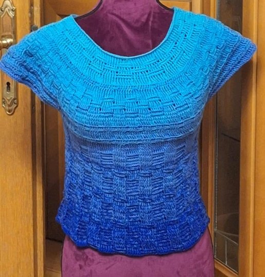 Kuscheliger, warmer Pullover/Slipover Souris, Häkelanleitung