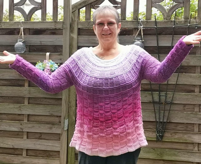 Kuscheliger, warmer Pullover/Slipover Souris, Häkelanleitung