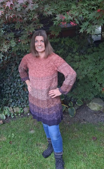 Kuscheliger, warmer Pullover/Slipover Souris, Häkelanleitung