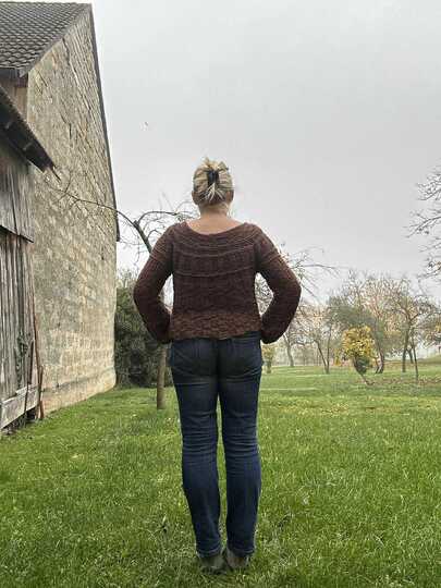 Kuscheliger, warmer Pullover/Slipover Souris, Häkelanleitung