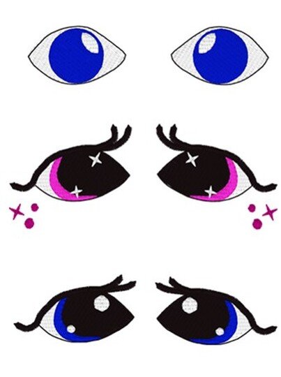 Rentier, Pony, Einhorn - Stickdatei zu den Steckentierchen