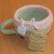 Häkelanleitung Becherball "Tasse mit Teebeutel" Bewegungsspiel für Kinder