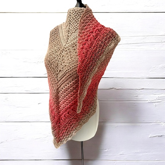 Häkelanleitung Tuch "Watteweich"