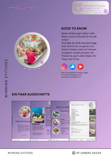 Schmetterling Willi, liebevolle Häkelanleitung Amigurumi (deutsch, PDF)