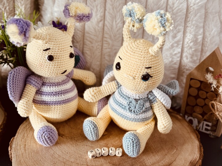 Schmetterling Willi, liebevolle Häkelanleitung Amigurumi (deutsch, PDF)