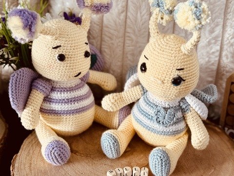 Schmetterling Willi, liebevolle Häkelanleitung Amigurumi (deutsch, PDF)