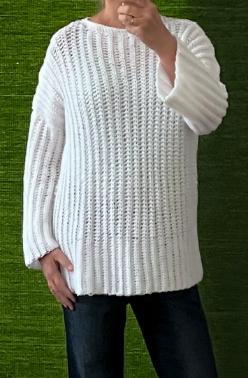 Ruck-Zuck-Pullover in drei Varianten - Häkelanleitung