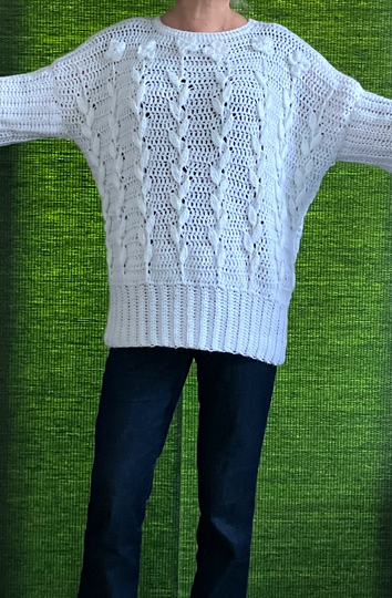 Ruck-Zuck-Pullover in drei Varianten - Häkelanleitung