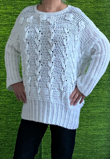 Ruck-Zuck-Pullover in drei Varianten - Häkelanleitung