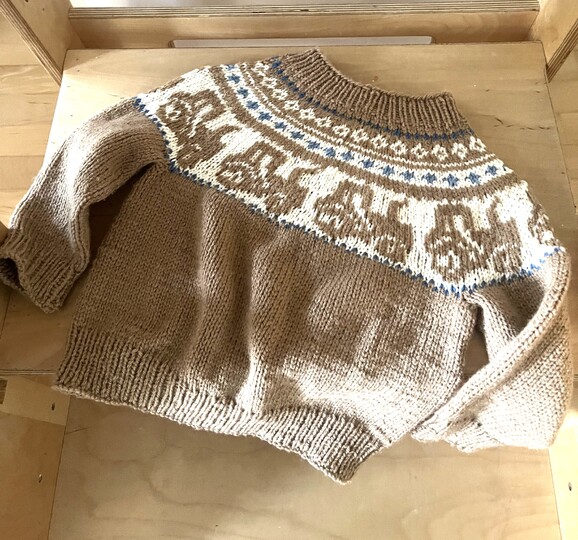 Kinderpullover mit Traktor * Strickanleitung * Gr. 1 - 4 Jahre * RVO