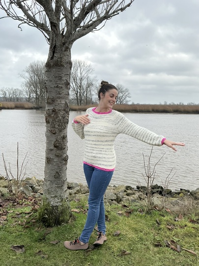 Strickanleitung Pullover „Mutterliebe“ – Ohne Maschenprobe & für jede Größe