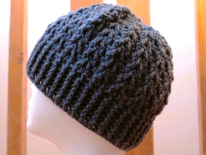 Häkelanleitung Mütze Hilma - ein Blickfang