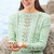 Pulli mit Ajourstreifen