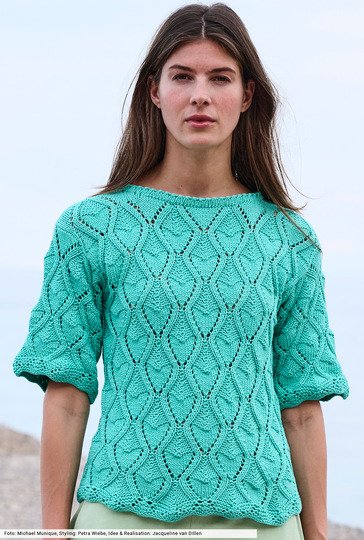 Shirt mit Rautenstrukturen