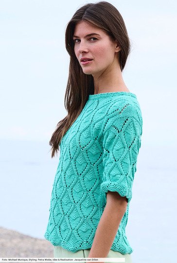 Shirt mit Rautenstrukturen