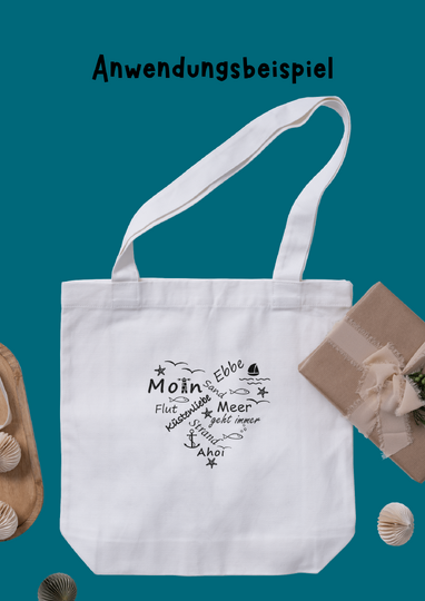 Plotterdatei maritimes Herz