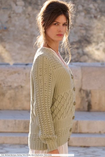 Cardigan im Mustermix