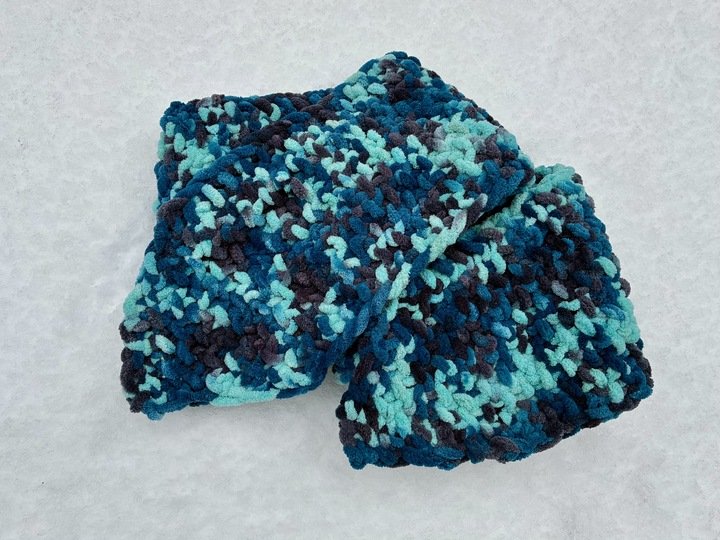 Strickanleitung Kuschelschal