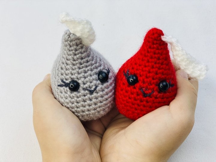 Crochet Candy Pattern, Amigurumi Hershey KISSES, Valentine's Day Gift Idea,