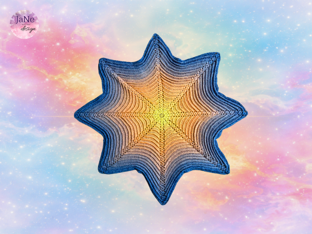 Traumstern-Häkelanleitung für eine Decke