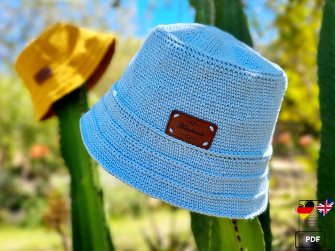 H2 Crochet Pattern for a Panama Summer Hat with Brim