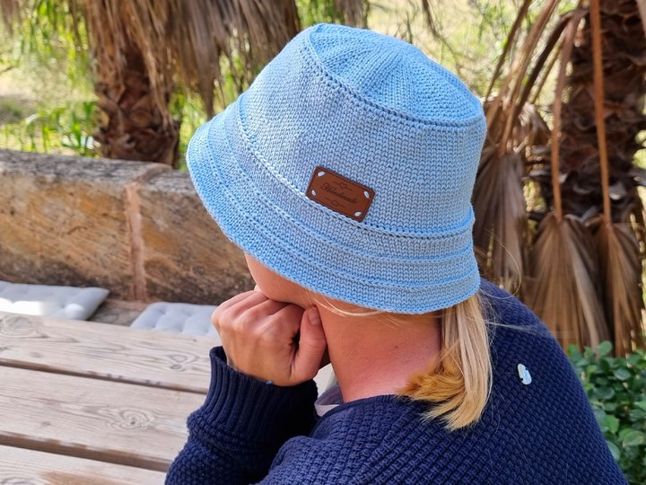 H2 Crochet Pattern for a Panama Summer Hat with Brim