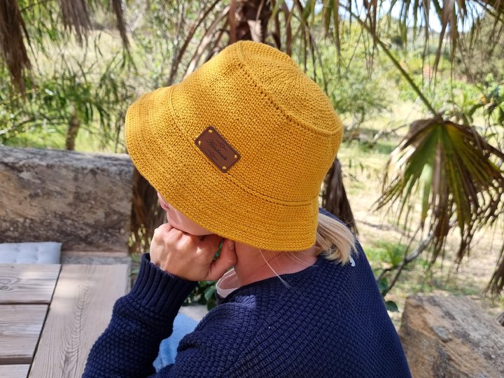 H2 Crochet Pattern for a Panama Summer Hat with Brim