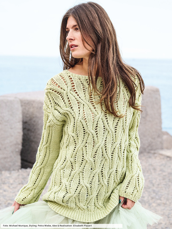 Pulli mit verkreuzten Maschen