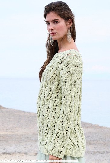 Pulli mit verkreuzten Maschen