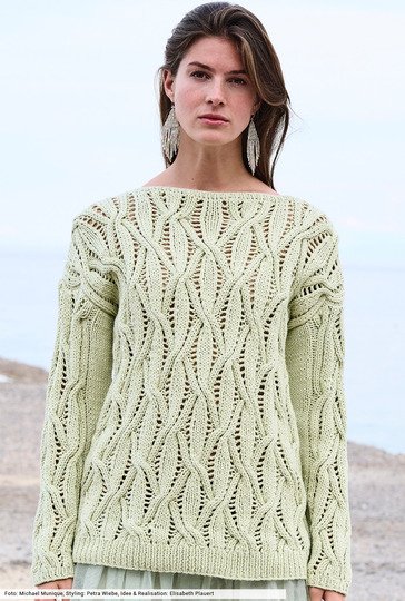 Pulli mit verkreuzten Maschen