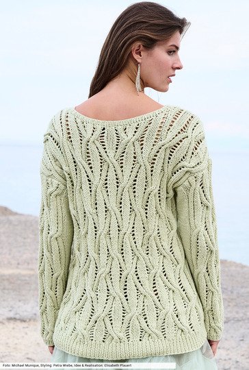 Pulli mit verkreuzten Maschen