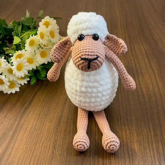 Amigurumi Sheep Pattern PDF Tutorial – Crochet Plush Lamb Toy (Digital Down