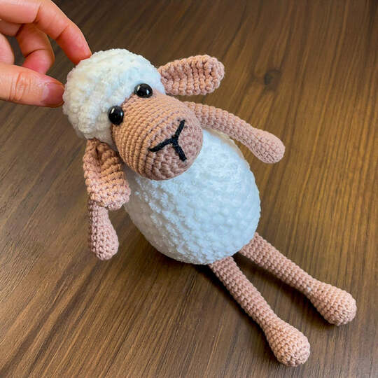 Amigurumi Sheep Pattern PDF Tutorial – Crochet Plush Lamb Toy (Digital Down