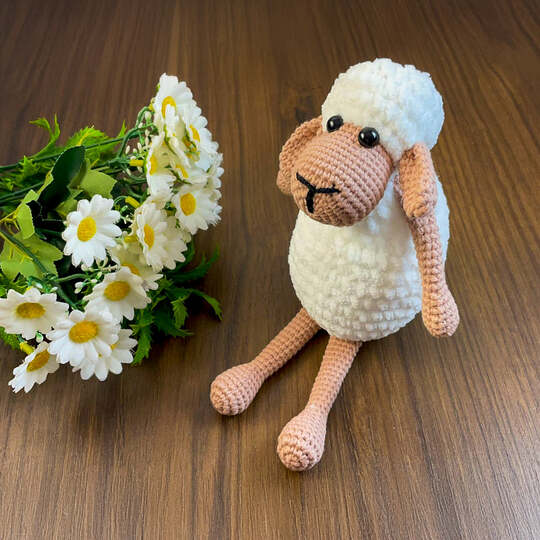 Amigurumi Sheep Pattern PDF Tutorial – Crochet Plush Lamb Toy (Digital Down