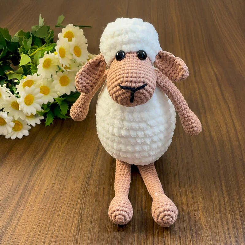 Amigurumi Sheep Pattern PDF Tutorial &ndash; Crochet Plush Lamb Toy (Digital Down - Image 6
