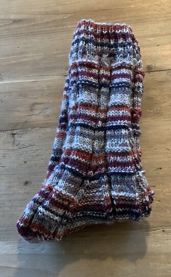 Elea, Socken mit Zunahmeferse