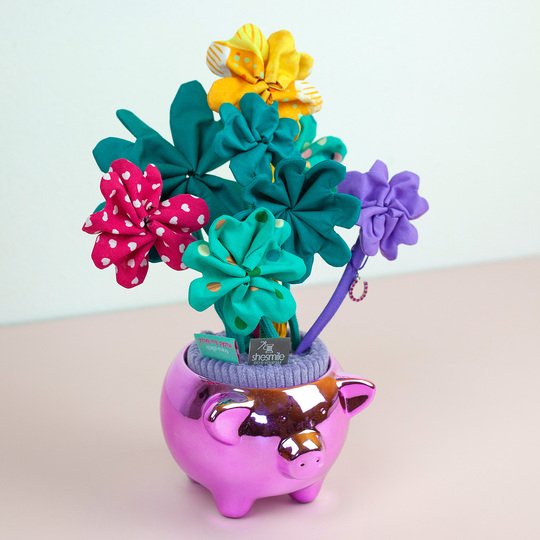 Zimmerpflanze "Frieda Glücksklee" (Nähanleitung und Schnittmuster)