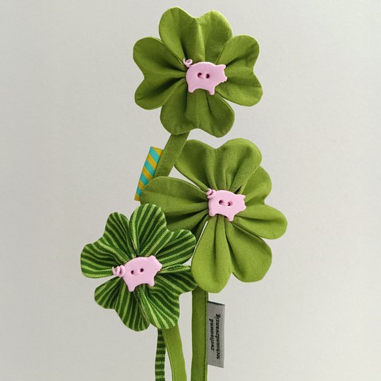 Zimmerpflanze "Frieda Glücksklee" (Nähanleitung und Schnittmuster)