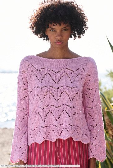 Pulli in Zackenoptik