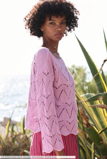 Pulli in Zackenoptik