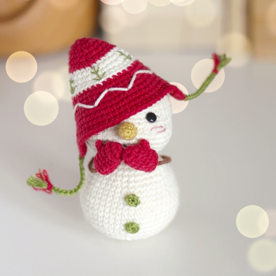 Frecher Schneemann – Amigurumi Häkelanleitung (PDF)